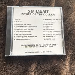 Rare Unofficial Repress 50 Cent Power of the Dollar Unreleased Promo Album