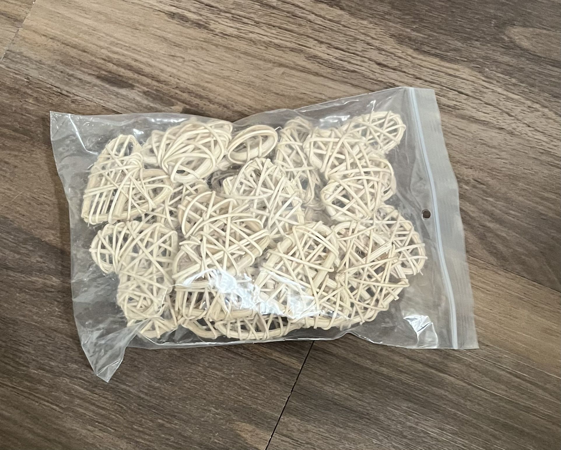 Heart Rattan Ball Decor