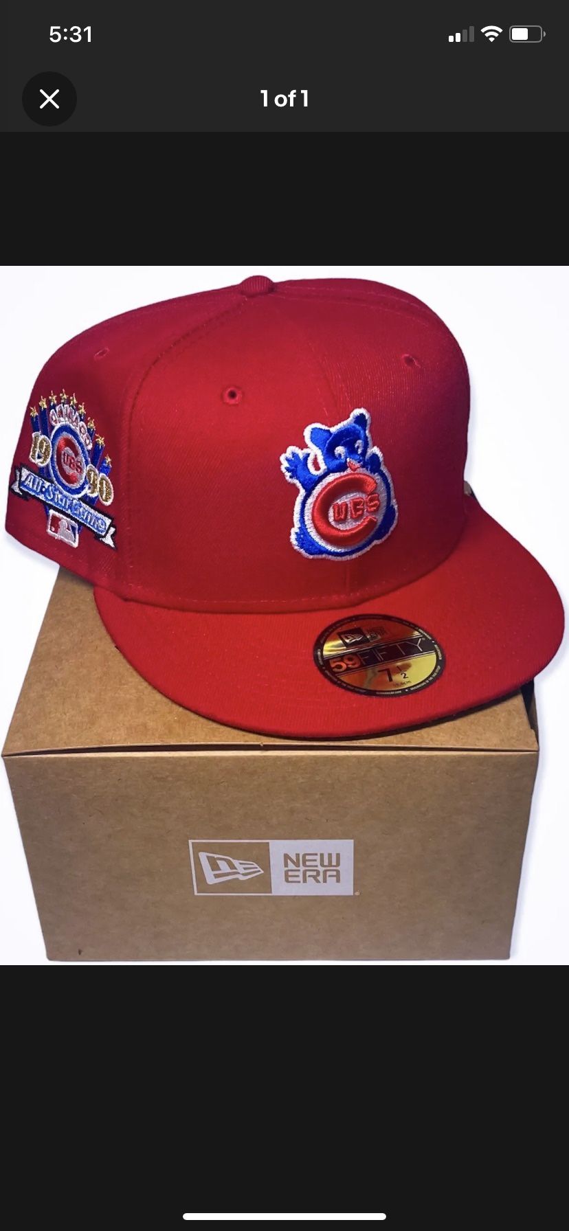 Chicago Cubs 7 1/2 Fitted Hat