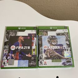FIFA 21 And Madden 21 (sealed for Xbox One)