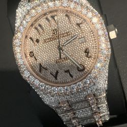 Moissinite Watch 2 Tone