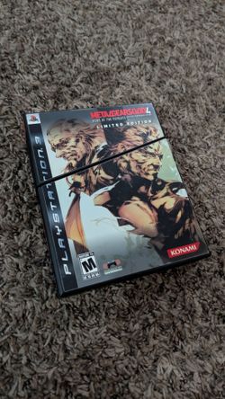 MGS4 Limited Edition + Bonus Disc PS3 (game not included)
