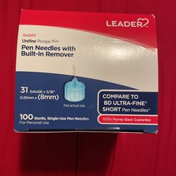 New 100 Sterile Pen Needles