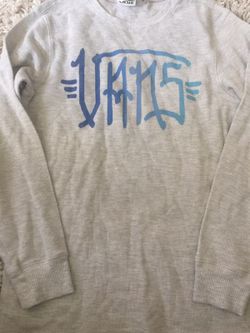 Vans Boys long sleeve shirt size large