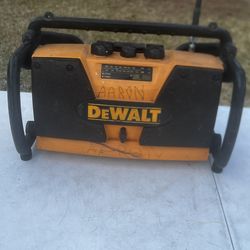 DeWalt DW911 Work Site AM/FM Radio/Stereo - Battery Charger - Heavy Duty. This use old school batteries which are not included. AM/FM works I could no
