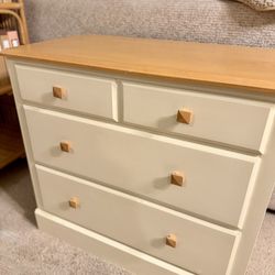 Ethan Allen 3 Drawer Wood Dresser 