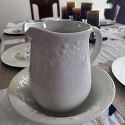 Pitcher and large Salad  bowl