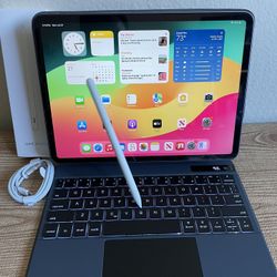 iPad Pro 11” (M2 chip / 2022 model) 4th Generation 128GB with keyboard case and stylus pen