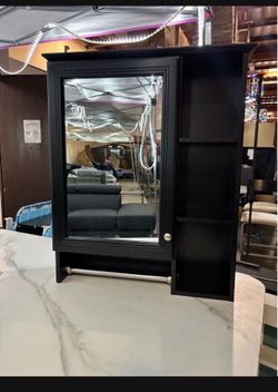 24"x28" Bathroom Medicine Cabinet with Mirror and Towel Bar
