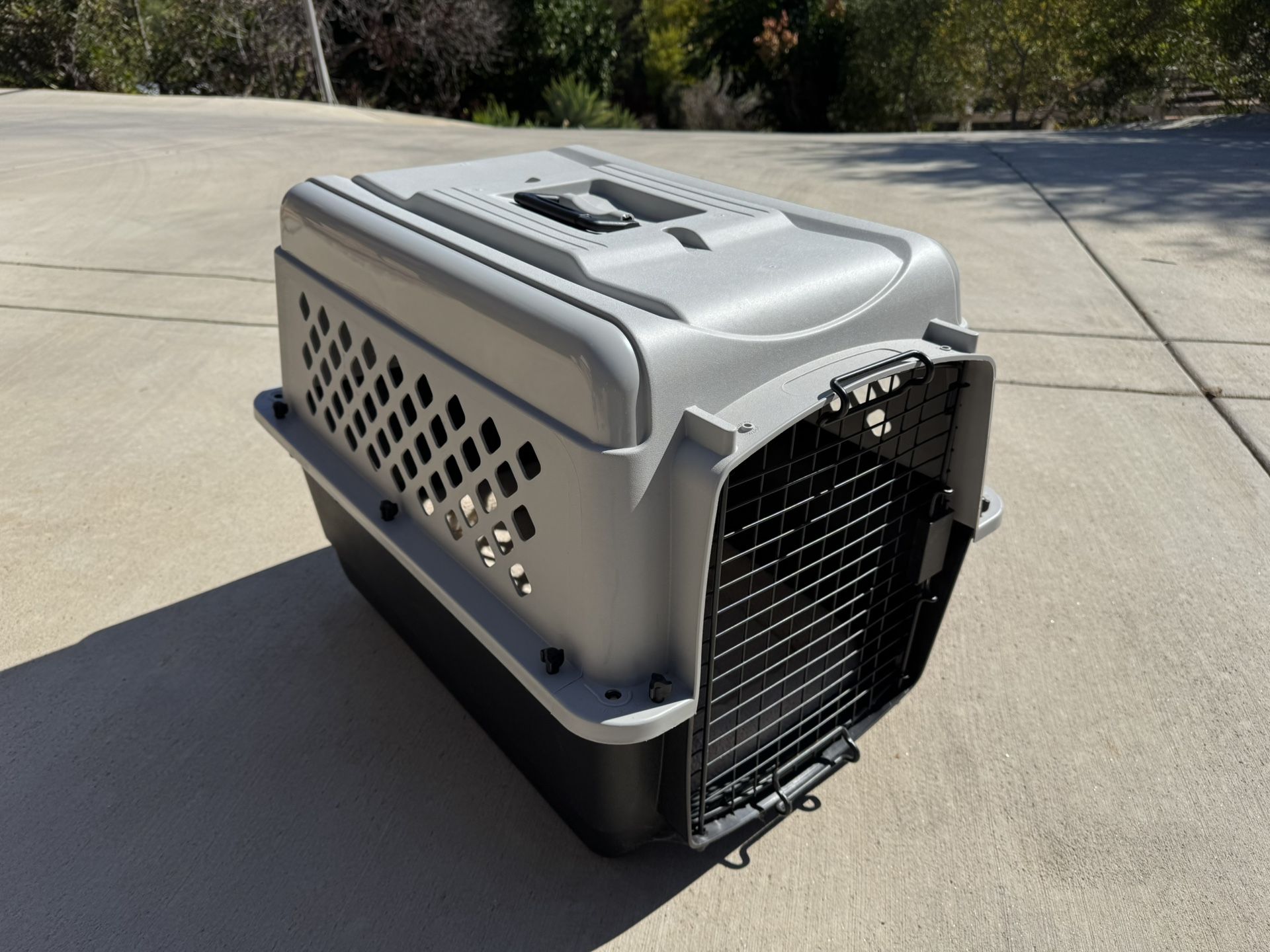 Clean Kennel And Dog Bed