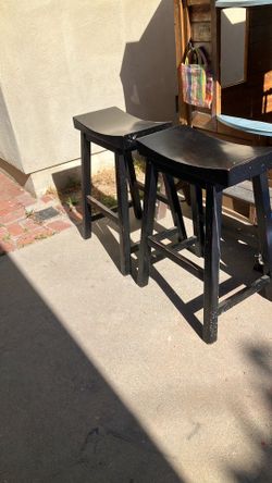 Bar Stools - From Costco Saddle Style (2)