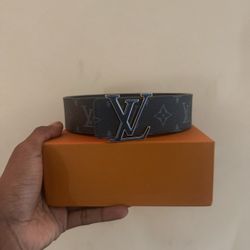 Louis Vuitton Monogram Belt LV Buckle