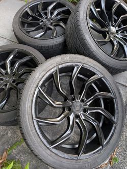 RIMS AND TIRES 22"5X120