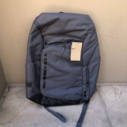New Nike Hoops Elite Backpack 32L Gym Bag Hiking Travel Iron Grey Black 