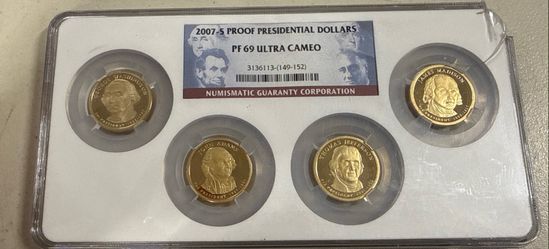 2007 S Proof Presidential Dollars Pf Ultra Cameo