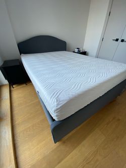 New-ish full bed frame and mattress