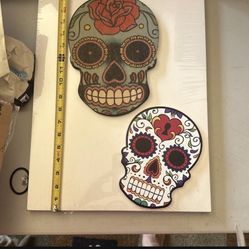 Halloween Day Of The Dead DÃa de los Muertos Sugar Skulls