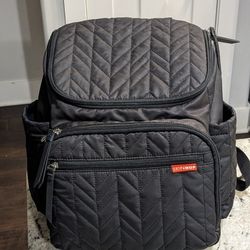 Skip Hop Forma Backpack Diaper Bag & Travel Diaper Changing Pad 