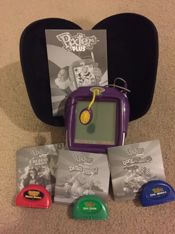 Pixter plus w/3 games & case