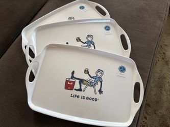 Life Is Good Vintage Collection Serving Trays – Set of 3