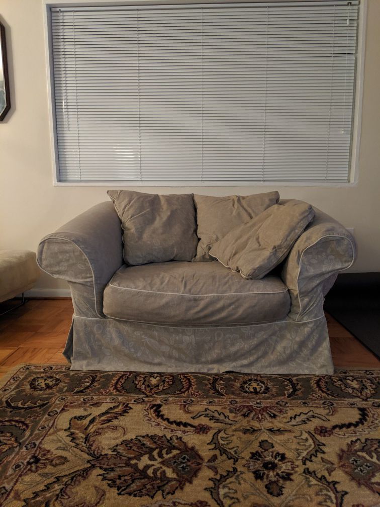 Loveseat couch 55 inch wide