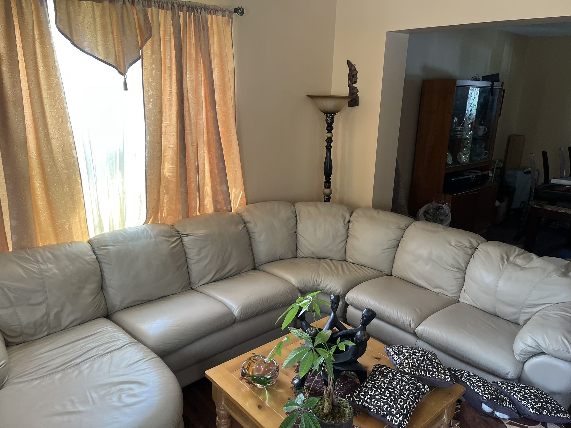 4 Piece Section Leather Couch