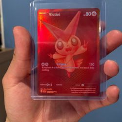 Victini White Flare Full Art Mint Condition