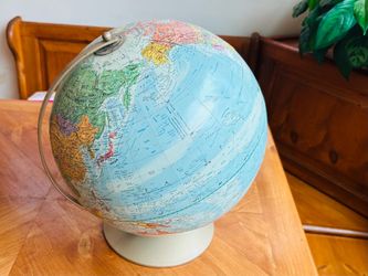 Vintage Replogle 12" World Nation Series Globe – Features USSR / Soviet Union