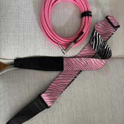 New Guitar Cord And Strap 