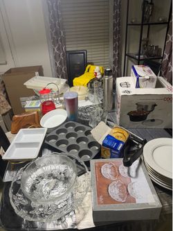 Kitchen item sets moving sale