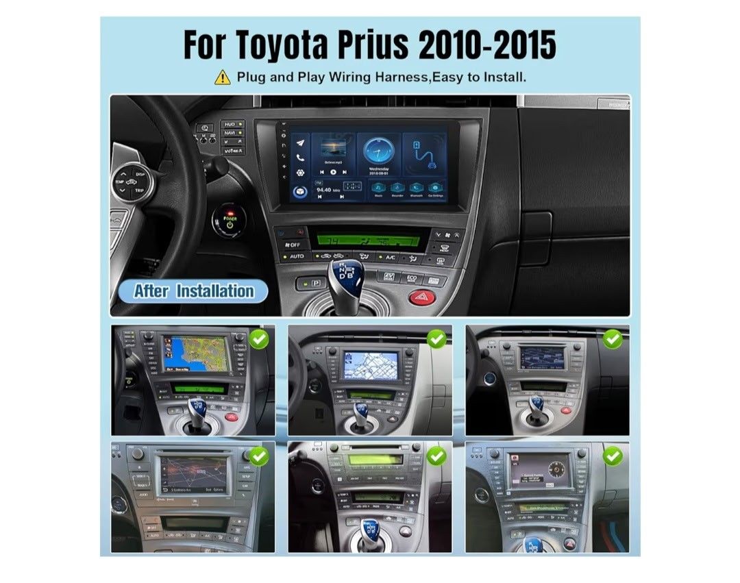 car stereo for Toyota prius 2010-2015