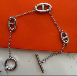 Sterling Silver Au750 over bracelet