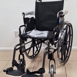 Lightweight Wheelchair for Adults With Swing-Back