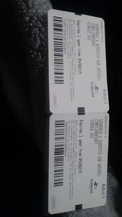 Seaworld tickets for single day