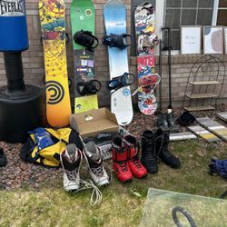 Men’s And Women’s Snowboards And Boots