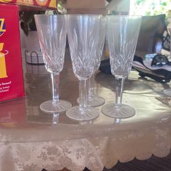 Lismore Champagne Flute Glasses
