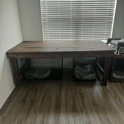 Handmade Table And 2 Benches