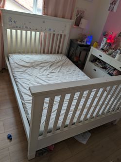 Pottery Barn Larkin Full Bed Frame