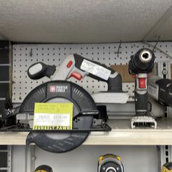 Porter cable circular saw and drill combo