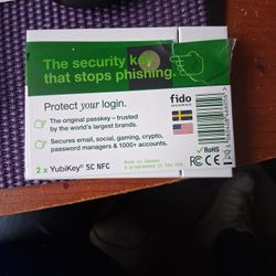 Yubikeys 2 Pack