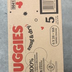 Huggies Size 5 Snug Dry -Diapers -pañales 