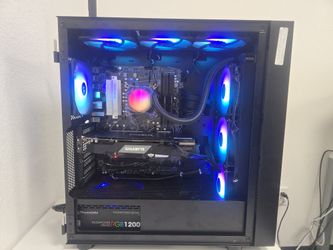 Custom gaming Pc Ryzen 7 7800x3d AM5 48gb ram 512gb ssd 2060 super 8gb gpu liquid cooled aio