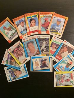 15 Turn Back the Clock Baseball Cards with Mantle
