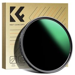 K&F Concept 82mm Variable ND3-ND1000 ND Filter (1.5-10 Stops) Neutral Density Lens Filter with 24 Multi-Layer Coatings for Camera Lens (D-Series)