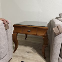 2 Wooden Side tables 