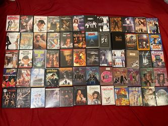 60-DVD Movie & TV Collection + Samsung DVD Player – Harry Potter, Titanic, Jaws & More