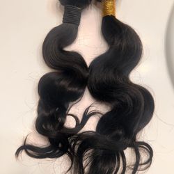Two Bundles Of Hair Extensions 18” 20”