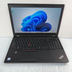 Lenovo ThinkPad P51 i7-7820HQ 15.6" Windows 11 Pro Laptop 512GB  SSD 32GB RAM