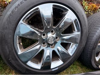 5x120 chrome Buick rims oem 18”