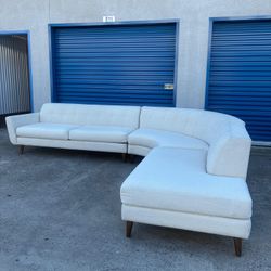 Midcentury Modern Curved Couch 🛻Delivery Available🛻